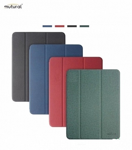 Bao Da iPad Pro 12.9 2021 Leather Case Hiệu Mutural Chính Hãng làm bằng chất liệu vải và tpu cao cấp, thiết kế dạng chống sốc, có khay đựng bút, chức năng đóng tắt màn hình, rất đa năng và tiện dụng